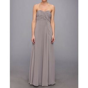 Donna Morgan Sterling Twist Detail Chiffon Dress